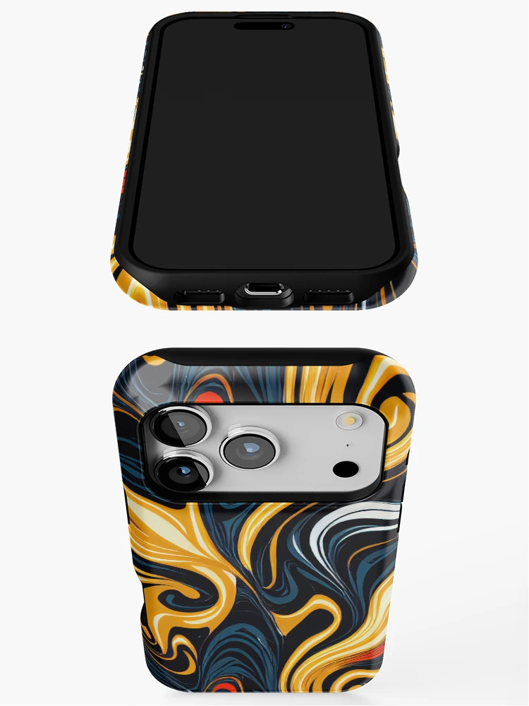 Thumbnail 3 of 4, iPhone Case, Color Combination Pattern designed and sold by BuraxisDesigns.