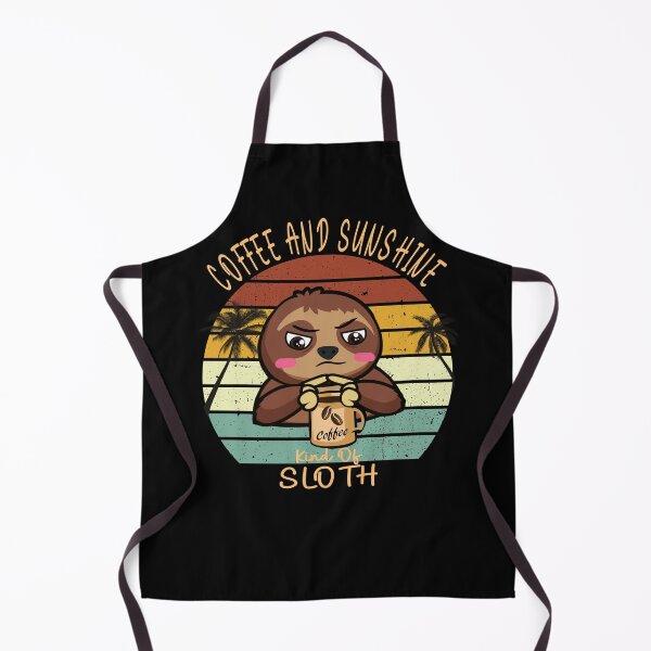 Item preview, Coffee and sunshine vintage sunset sloth designed and sold by TipTopTapo.