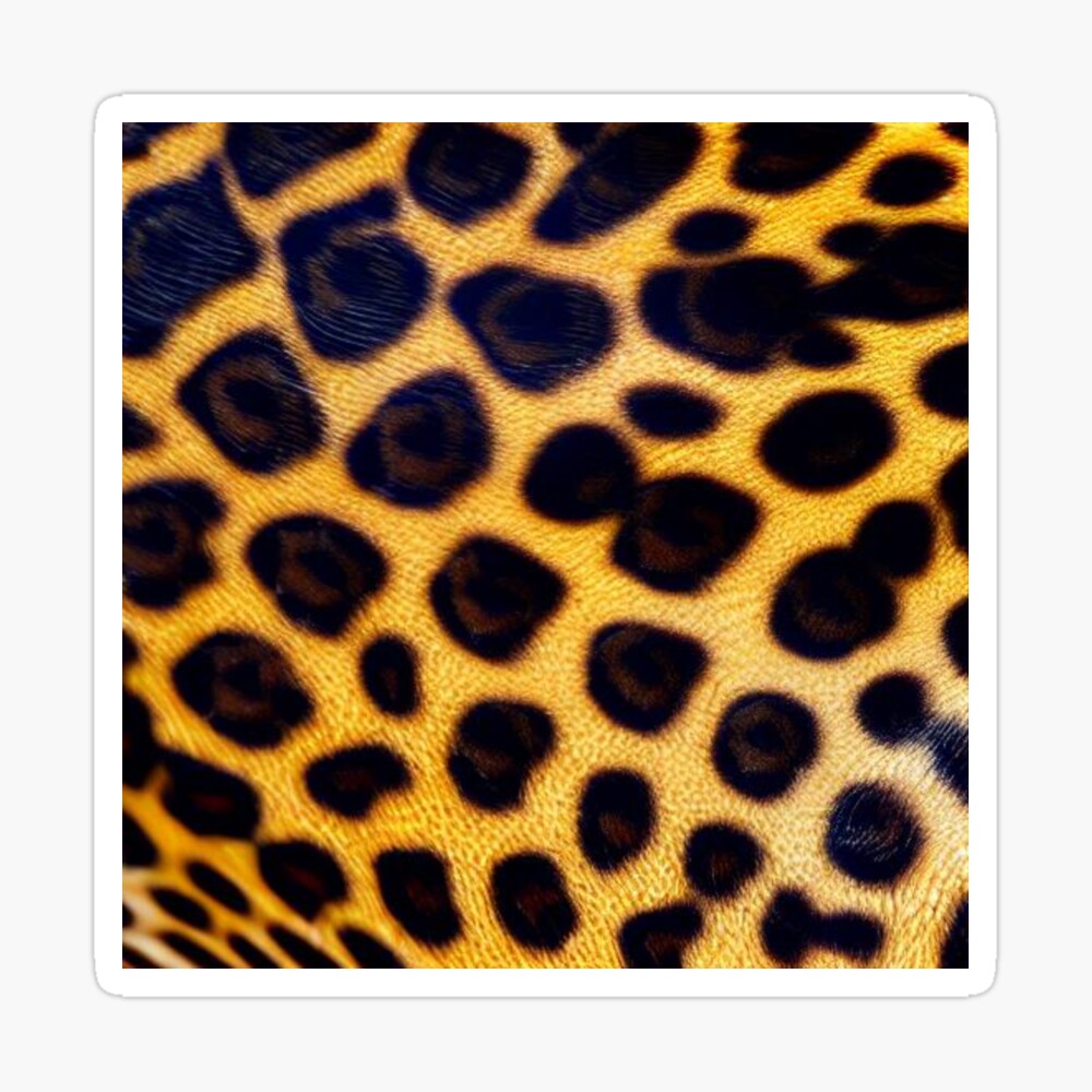 Leopard Print Is of the Most Classic and Timeless It's a Very Popular Theme and Design for All Types of Merchandise, From Clothing to Accessories to Home Goods." Poster for