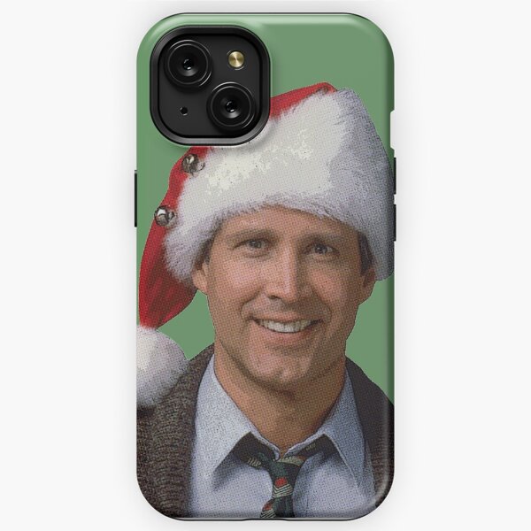 Clark Griswold National Lampoon's 1989 Christmas Vacation movie santa hat iPhone Tough Case