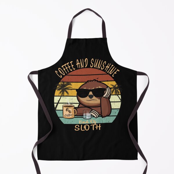 Item preview, Coffee and sunshine vintage sunset sloth designed and sold by TipTopTapo.