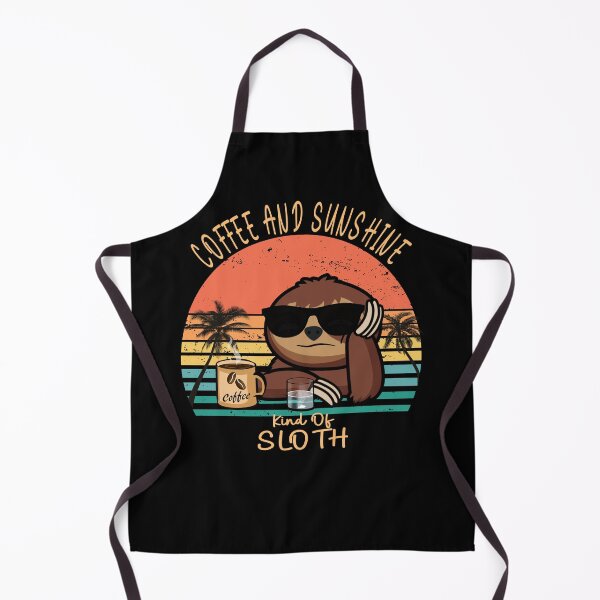 Item preview, Coffee and sunshine vintage sunset sloth designed and sold by TipTopTapo.