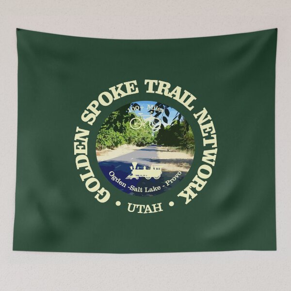 Item preview, Golden Spoke Trail Network (cycling c) designed and sold by curranmorgan.