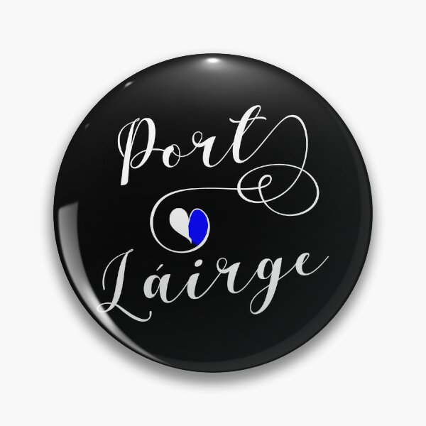 Item preview, Port Láirge County Colours Flag Heart, Waterford, Ireland, Irish designed and sold by Celticana.