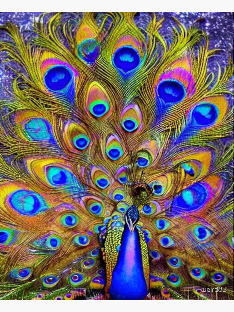 The Beauty of the Peacock - Paint Vibe