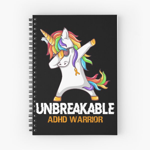 Item preview, ADHD Awareness - Unicorn ADHD Warrior Ribbon UNBREAKABLE designed and sold by Fernandezf.