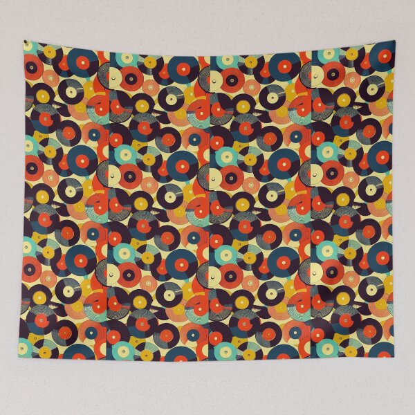 Item preview, Retro Vinyl Records designed and sold by BuraxisDesigns.