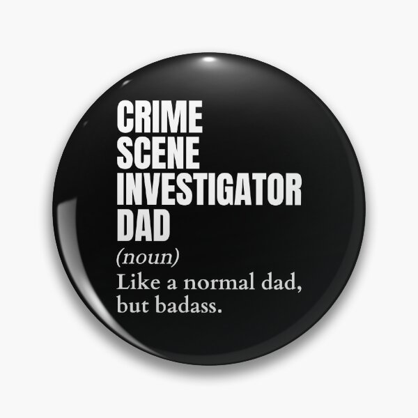 Item preview, Funny Badass Crime Scene Investigator Dad Definition designed and sold by EndlessFreedom.