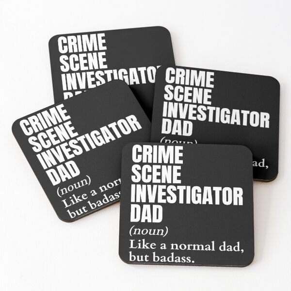 Item preview, Funny Badass Crime Scene Investigator Dad Definition designed and sold by EndlessFreedom.