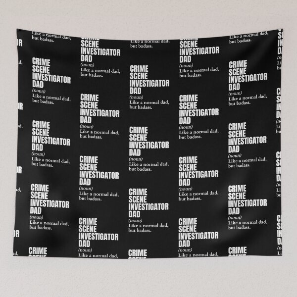 Item preview, Funny Badass Crime Scene Investigator Dad Definition designed and sold by EndlessFreedom.
