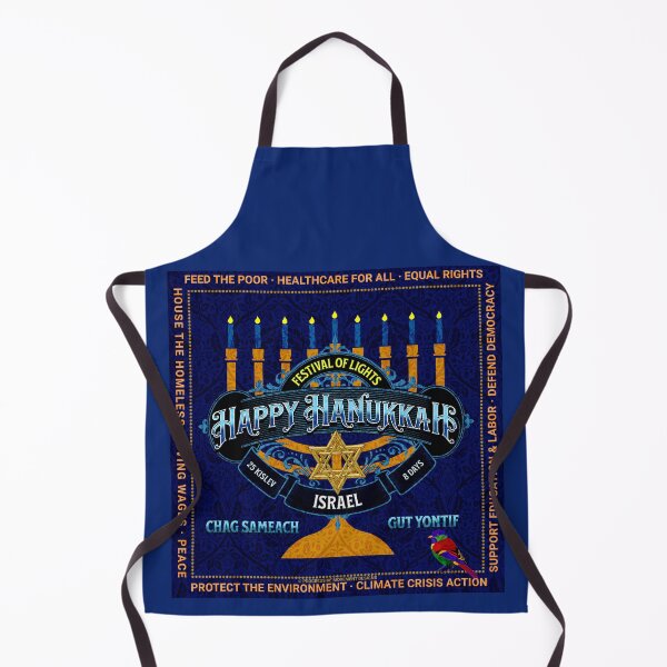 Item preview, PMD00191 Progressive Movement diseña Happy Hanukkah con Progressive Birdie para judíos progresistas designed and sold by ProgressiveLeft.
