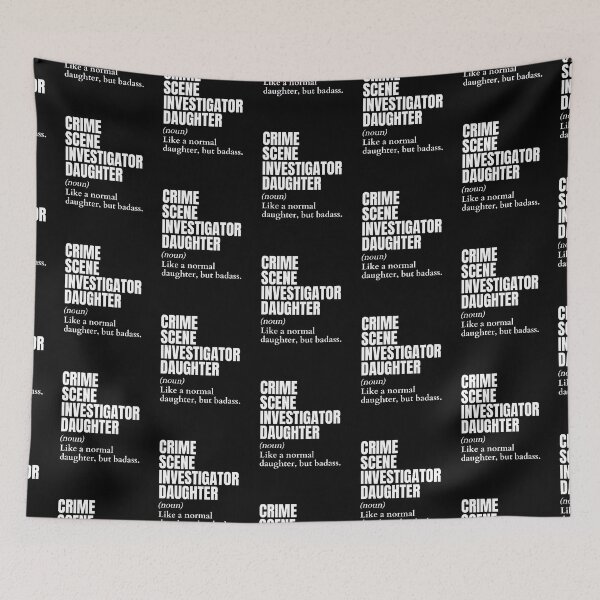 Item preview, Funny Badass Crime Scene Investigator Daughter Definition designed and sold by EndlessFreedom.