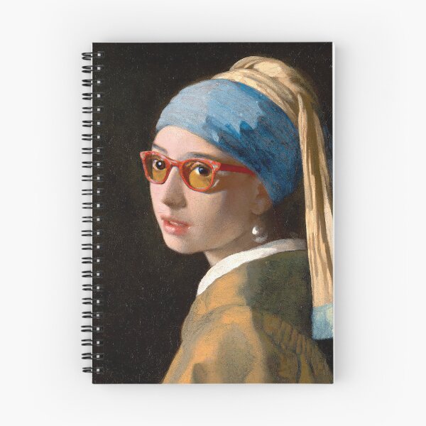 Item preview, Girl With a Pearl Earring With Glasses designed and sold by rpvga.