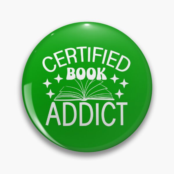 Item preview, Certified Book Addict. Funny Reading Quote, Book Lover, Librarian designed and sold by DesignHouse07.