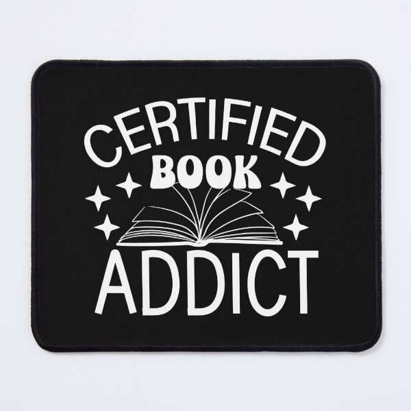 Item preview, Certified Book Addict. Funny Reading Quote, Book Lover, Librarian designed and sold by DesignHouse07.
