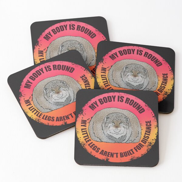Item preview, Round Pallas Cat Sunset Retro designed and sold by Ashley Gagnon.