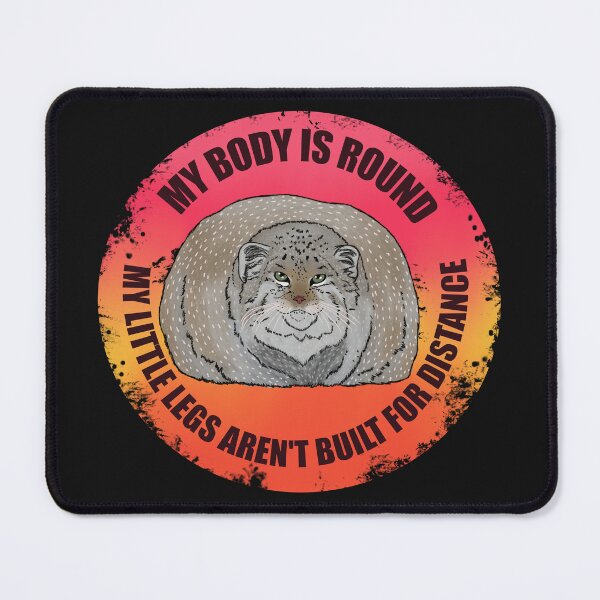 Item preview, Round Pallas Cat Sunset Retro designed and sold by Ashley Gagnon.