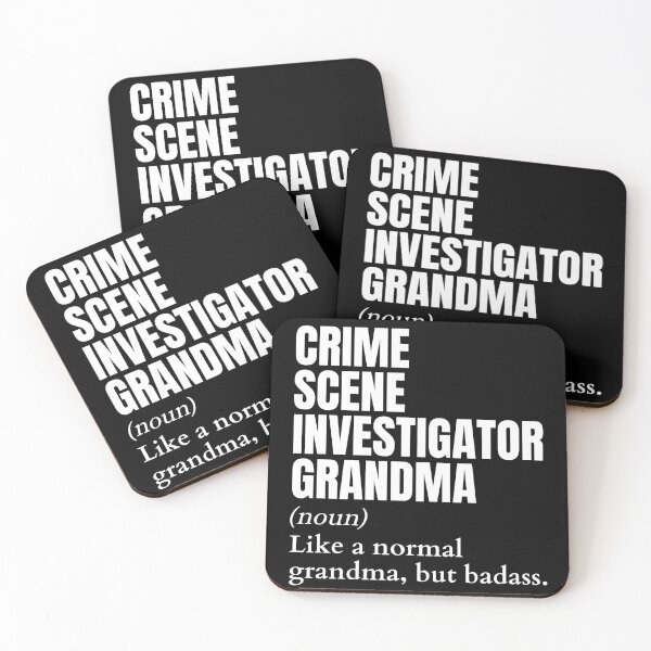 Item preview, Funny Badass Crime Scene Investigator Grandma Definition designed and sold by EndlessFreedom.