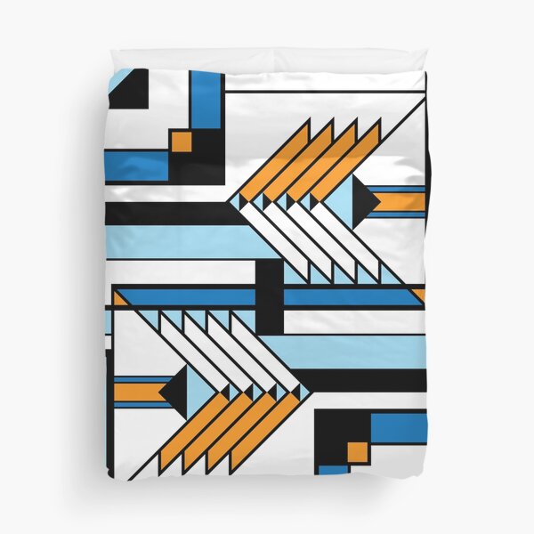 Item preview, Mid Century Modern Prairie Blues designed and sold by RachelSpeir.