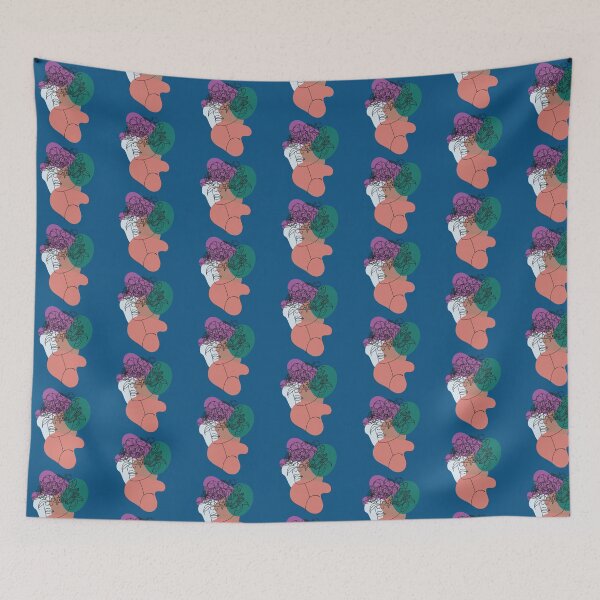 Item preview, Abstract woman's face designed and sold by OceanBelle.