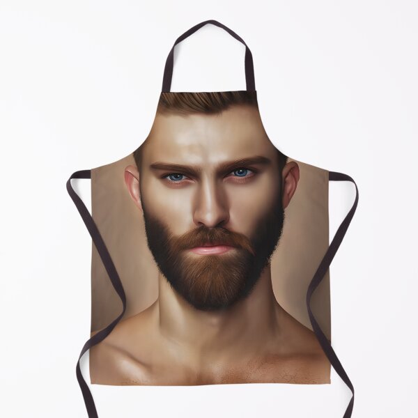 Item preview, Brown Haired, Bearded Man with Blue Eyes designed and sold by LthrDaddyBear.