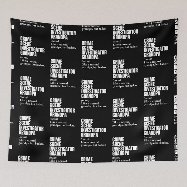 Item preview, Funny Badass Crime Scene Investigator Grandpa Definition designed and sold by EndlessFreedom.
