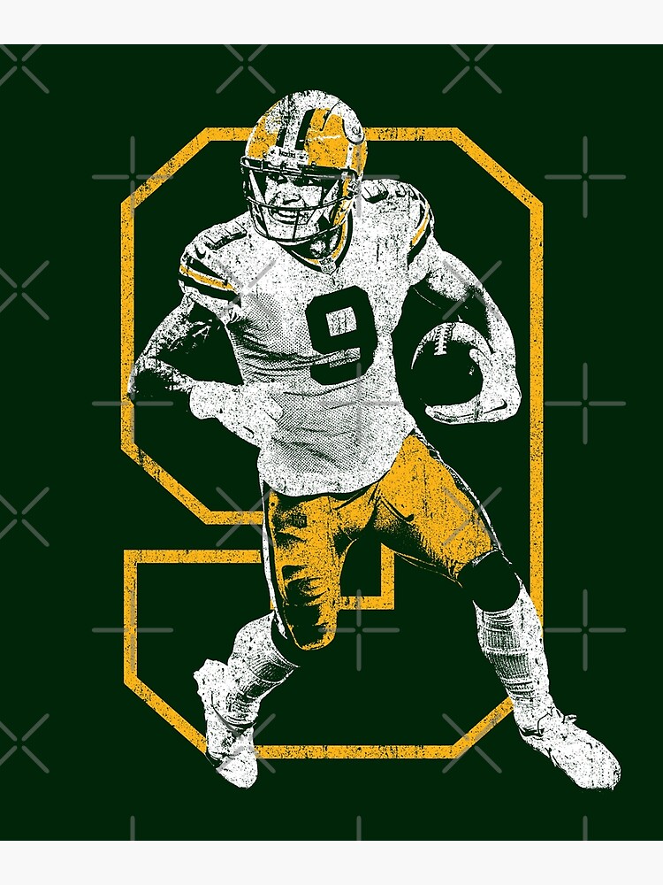 Christian Watson Football Paper Poster Packers 2 - Christian