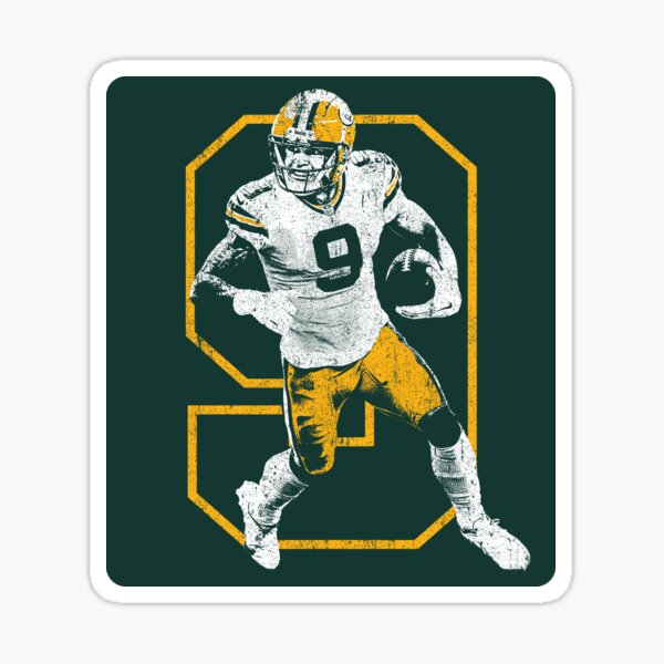 Christian Watson STICKER - #9 Green Bay Packers NFL Vinyl Magnet Rookie WR