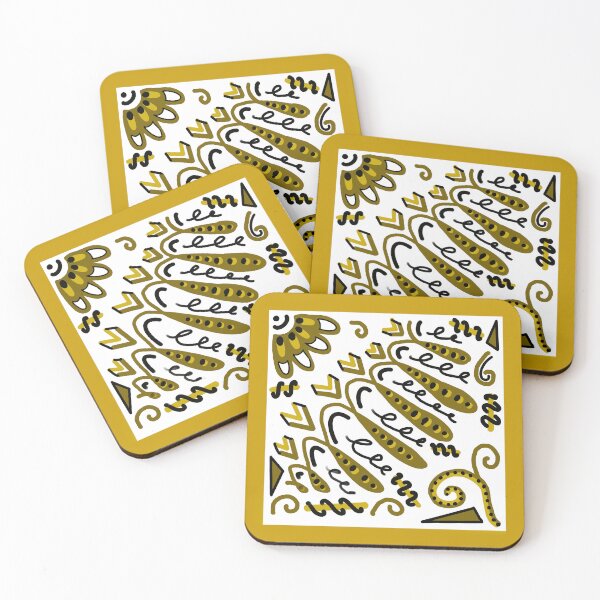 Item preview, Shades of Yellow Pattern Square designed and sold by blejsart.