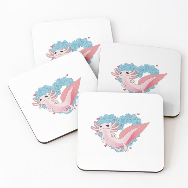 Item preview, Axolotl Happy Cute Salamander designed and sold by ABZDesigner.