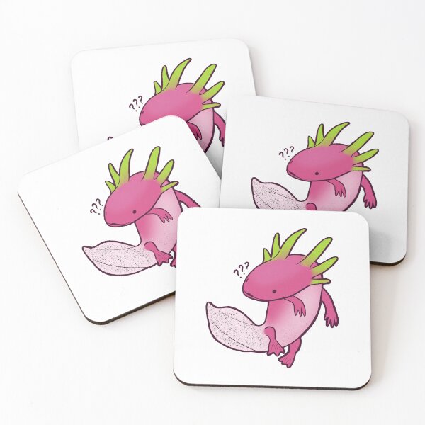 Item preview, Axolotl Happy Cute Salamander designed and sold by ABZDesigner.