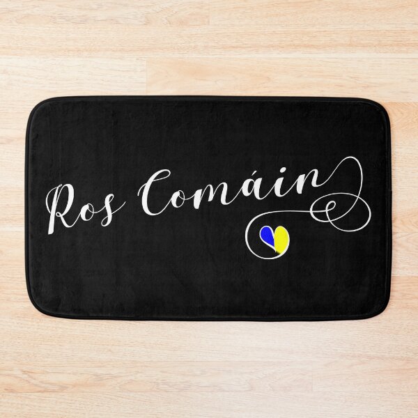 Item preview, Ros Comáin County Colours Flag Heart, Roscommon, Ireland, Irish designed and sold by Celticana.