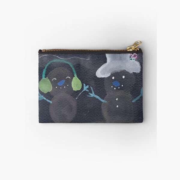 Item preview, Inverted or Dark Snowman Watercolour with Let It Snow Text - Winter designed and sold by jolabrese.