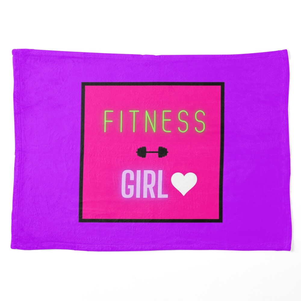 FITNESS GIRL#2 PINK FUCHSIA BACKGROUND BAR BELL MEME | Poster