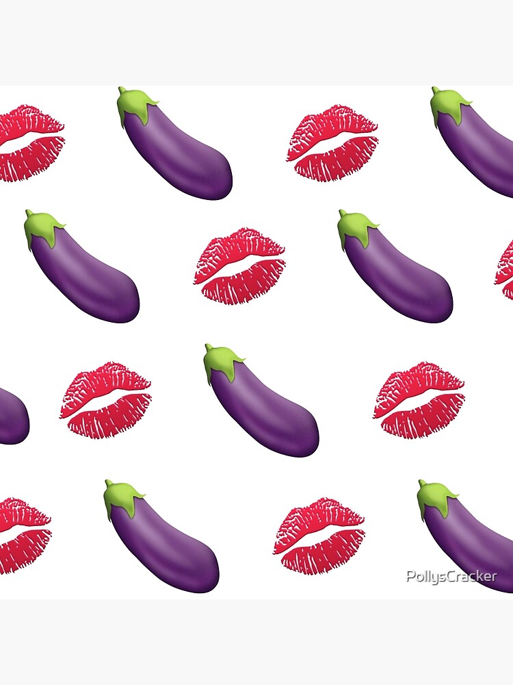 eggplant emoji pillow