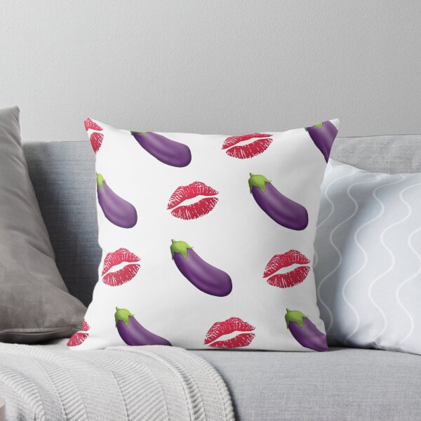Item preview, Eggplant Emoji w/ Kiss Emoji | Funny Gay Eggplant Emoji designed and sold by PollysCracker.
