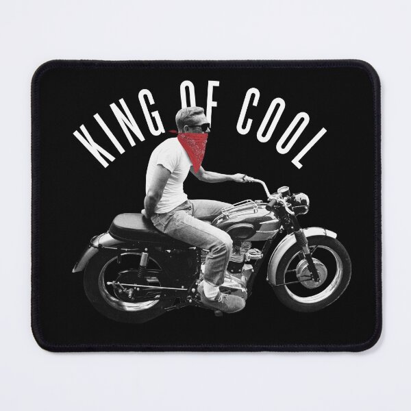 Item preview, Steve McQueen - The King of cool - on Black designed and sold by boltjesdesign.
