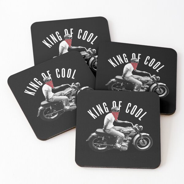 Item preview, Steve McQueen - The King of cool - on Black designed and sold by boltjesdesign.