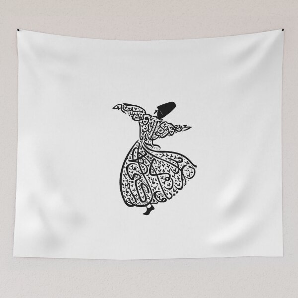 Item preview, Whirling Dervish Art, Sufi mystic Art, Molana Dance designed and sold by PersianGallary.