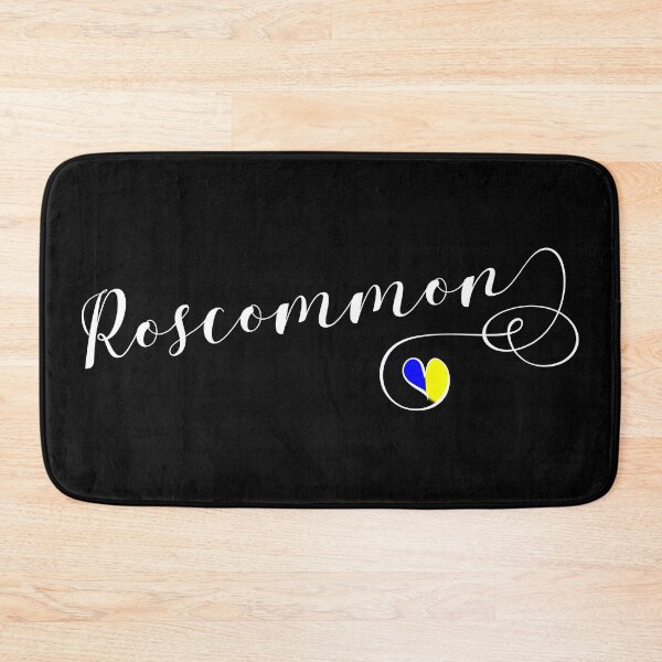 Item preview, Roscommon County Colours Flag Heart, Ros Comáin, Ireland, Irish designed and sold by Celticana.