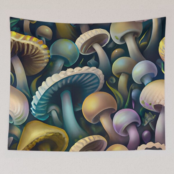 Item preview, Mushroom Print designed and sold by Castle-and-Crow.