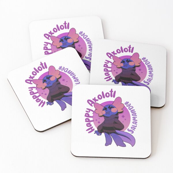 Item preview, Axolotl Happy Cute Salamander designed and sold by ABZDesigner.