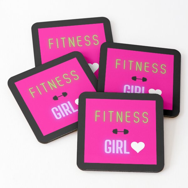 Item preview, FITNESS GIRL #11 PINK BLACK BACKGROUND BAR BELL MEME designed and sold by EllieMonroe.