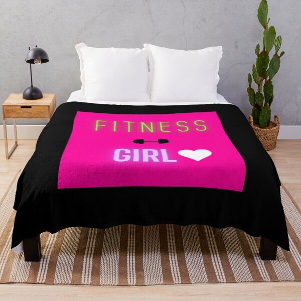 Item preview, FITNESS GIRL #11 PINK BLACK BACKGROUND BAR BELL MEME designed and sold by EllieMonroe.