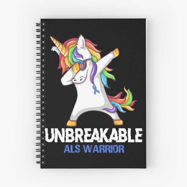 Item preview, ALS Awareness - Unicorn ALS Warrior Ribbon UNBREAKABLE designed and sold by Fernandezf.