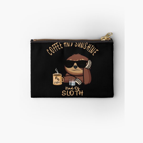 Item preview, Funny Coffee and sunshine sloth designed and sold by TipTopTapo.