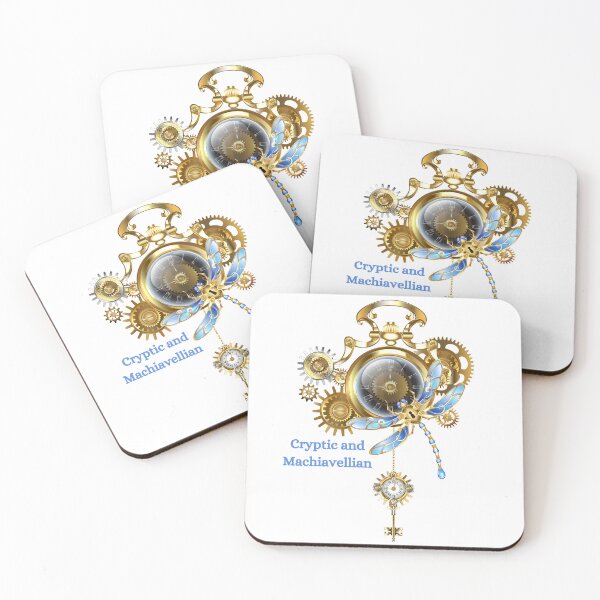 Item preview, "Cryptic & Machiavellian" Clock designed and sold by the midnight sea shop.