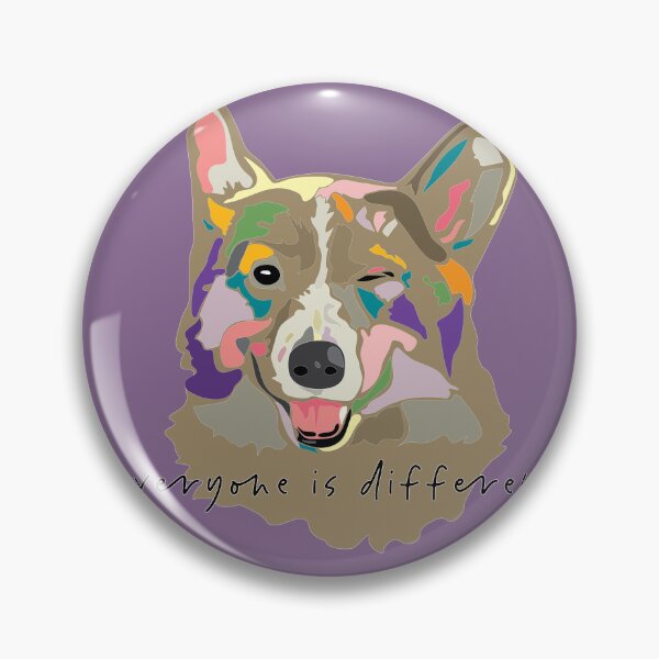 Item preview, everyone is different_wink dog_c3 designed and sold by Mimi Huang.