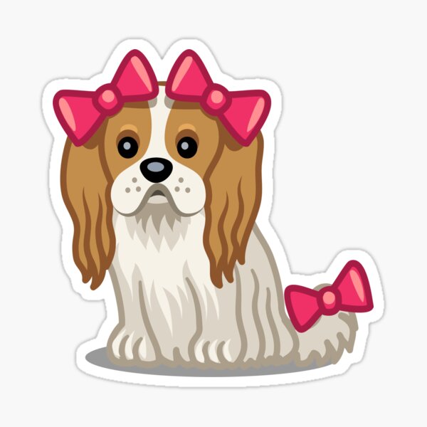 King Charles Cavalier Spaniel tshirt - Dog Gifts for Cavalier and Spaniel Pet Lovers Sticker