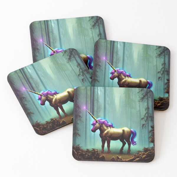 Item preview, Unicorn in a forest clearing designed and sold by Savage-ts.